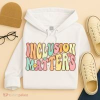 Inclusion Matters Special Education Autism Awareness Teacher Hoodie thumb 4