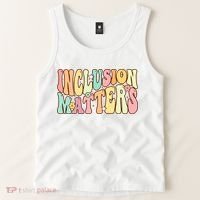 Inclusion Matters Special Education Autism Awareness Teacher Tank Top thumb 2