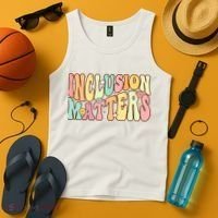 Inclusion Matters Special Education Autism Awareness Teacher Tank Top thumb 4