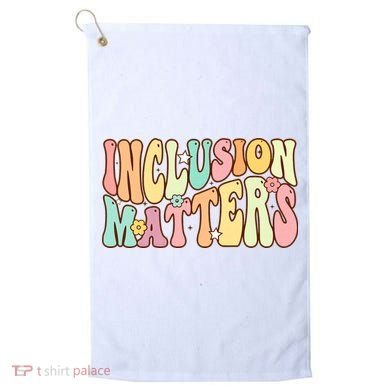 Inclusion Matters Special Education Autism Awareness Teacher Golf Towel