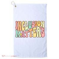 Inclusion Matters Special Education Autism Awareness Teacher Golf Towel thumb 0