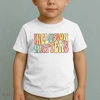 Inclusion Matters Special Education Autism Awareness Teacher Toddler T-Shirt thumb 2
