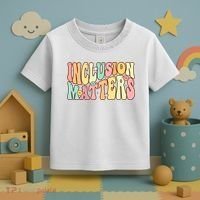 Inclusion Matters Special Education Autism Awareness Teacher Toddler T-Shirt thumb 3