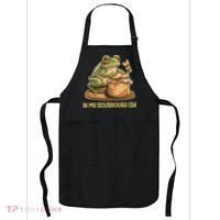 In My Sourdough Era Funny Frog Baking Bread Apron thumb 0