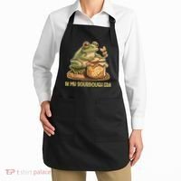 In My Sourdough Era Funny Frog Baking Bread Apron thumb 2