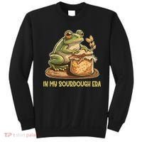 In My Sourdough Era Funny Frog Baking Bread Sweatshirt thumb 0