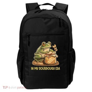 In My Sourdough Era Funny Frog Baking Bread Backpack