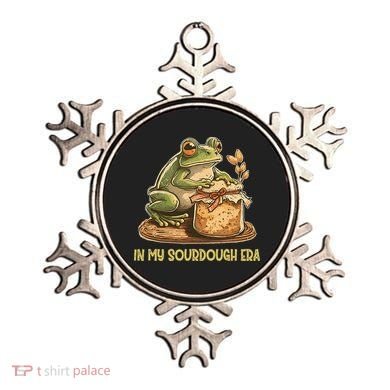 In My Sourdough Era Funny Frog Baking Bread Ornament