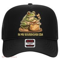 In My Sourdough Era Funny Frog Baking Bread Hat thumb 0