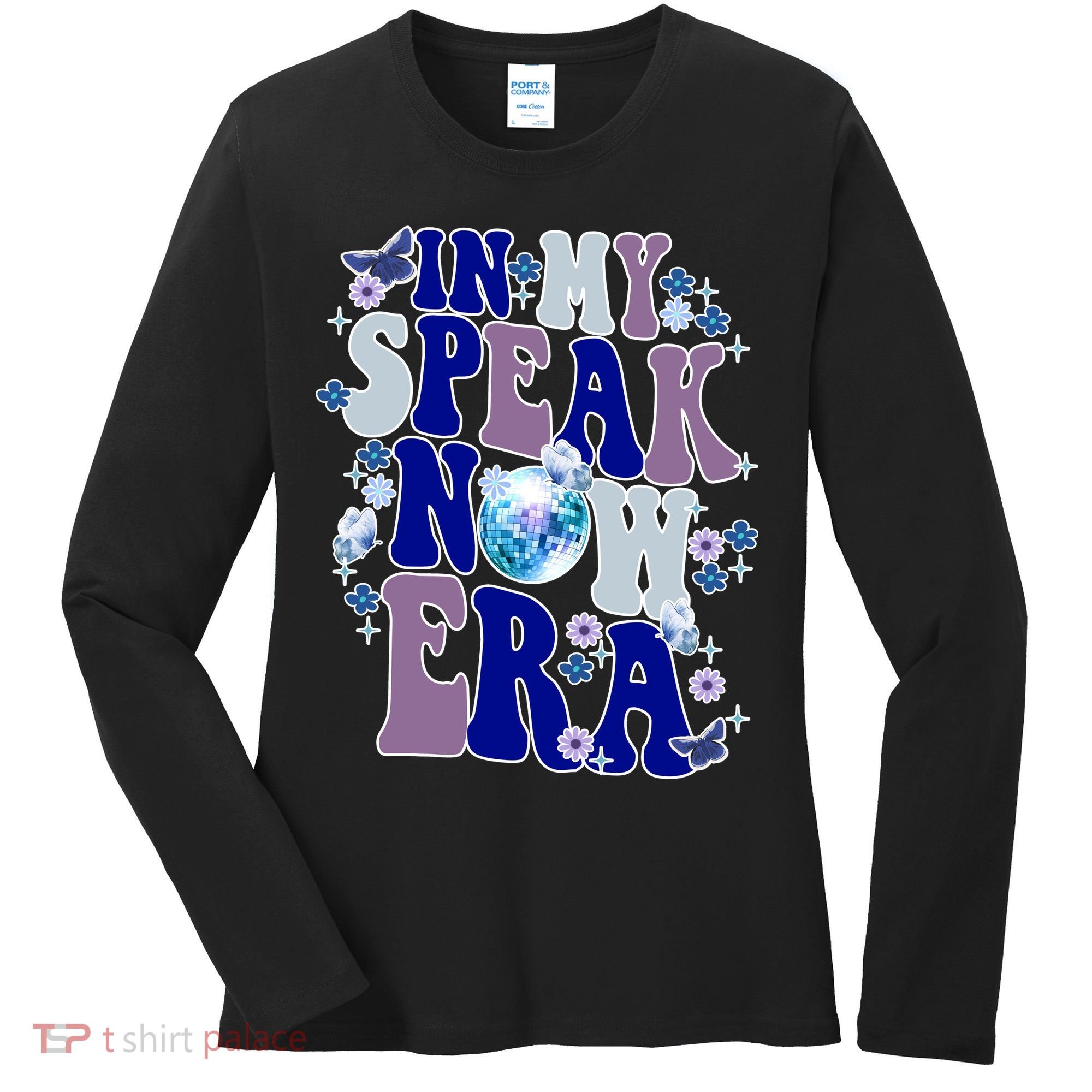 In My Speak Now Era Cute Gift Disco Women's Long Sleeve Shirt