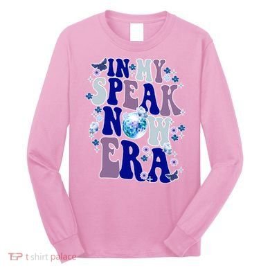 In My Speak Now Era Cute Gift Disco Long Sleeve Shirt