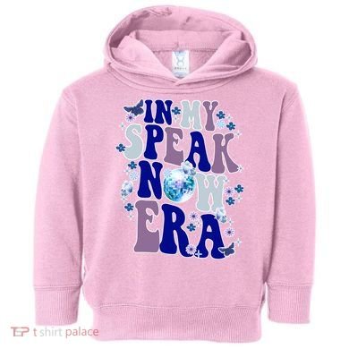In My Speak Now Era Cute Gift Disco Toddler Hoodie