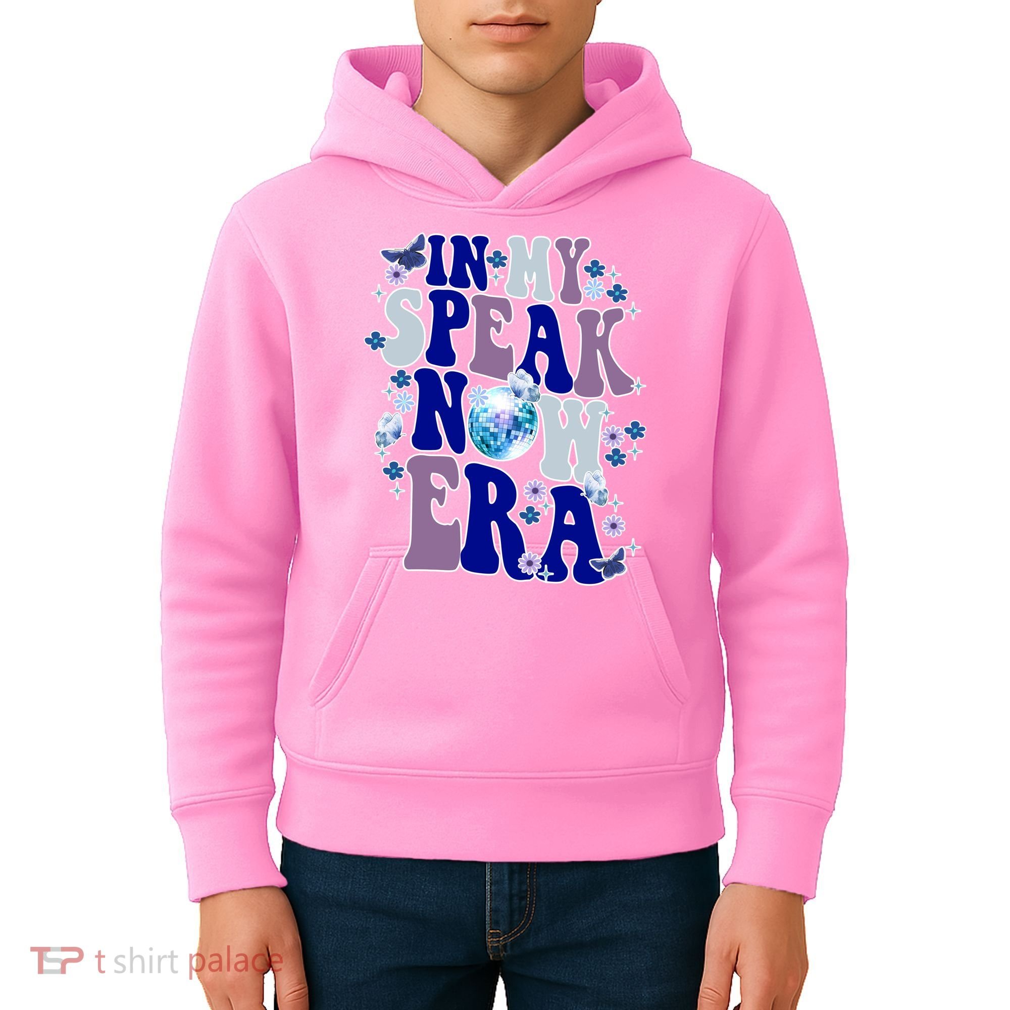 In My Speak Now Era Cute Gift Disco Kids Hoodie