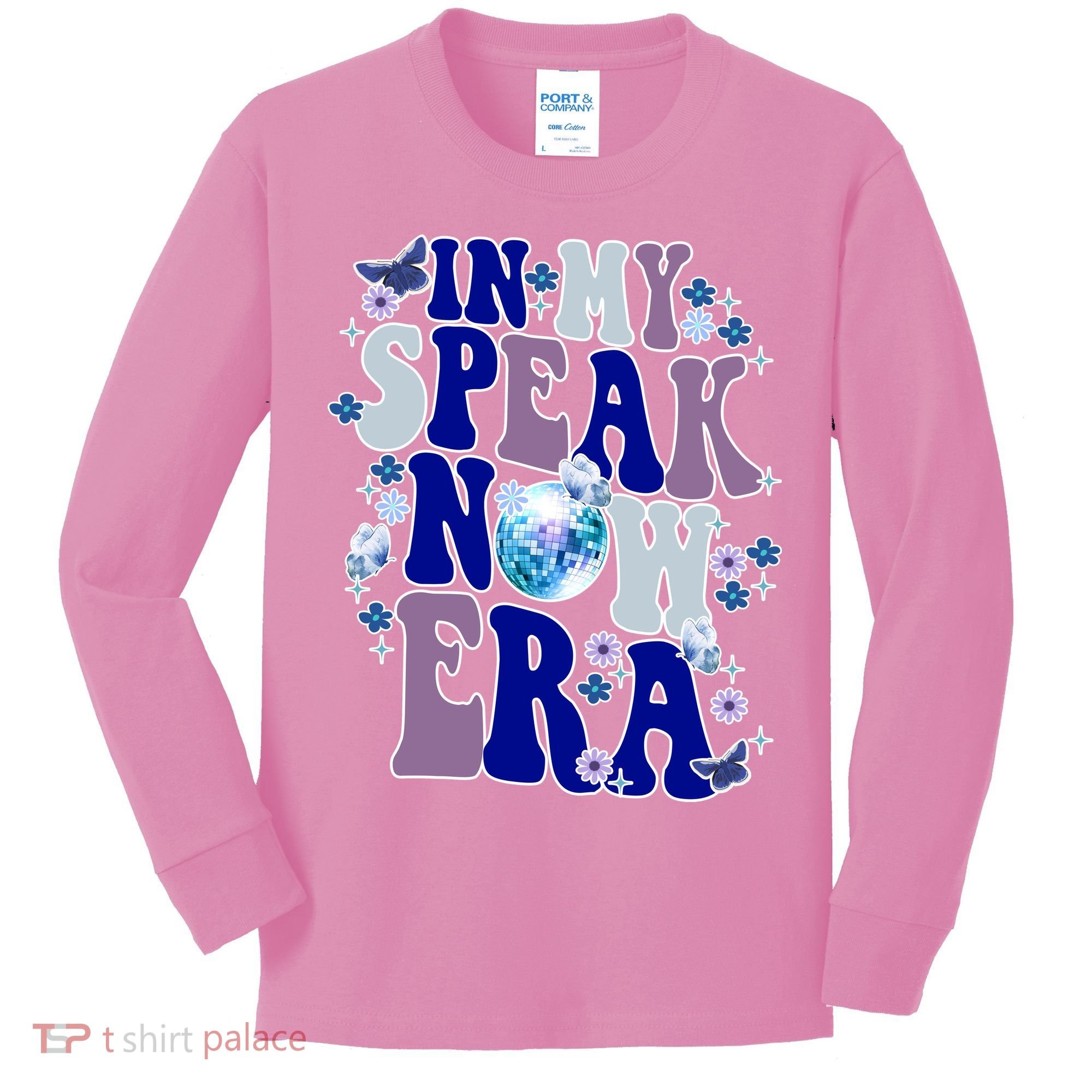 In My Speak Now Era Cute Gift Disco Kids Long Sleeve Shirt