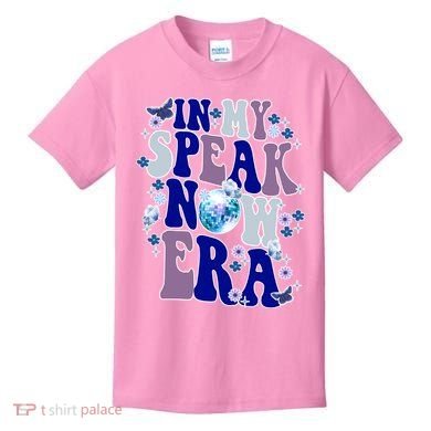 In My Speak Now Era Cute Gift Disco Kids T-Shirt