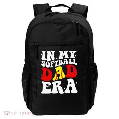 In My Softball Dad Era Softball Dad Backpack