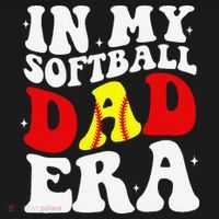 In My Softball Dad Era Softball Dad Backpack thumb 2