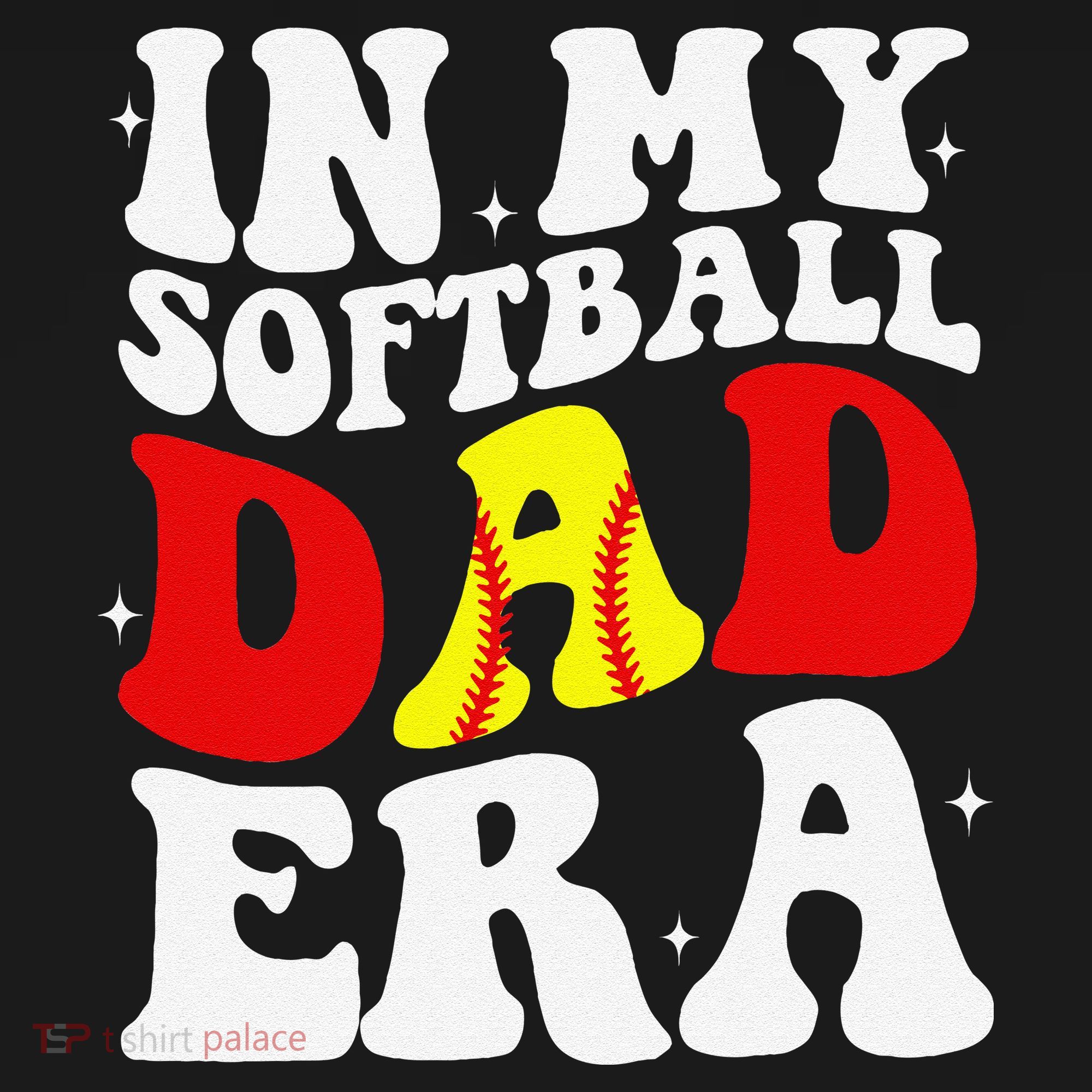 In My Softball Dad Era Softball Dad Backpack