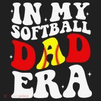 In My Softball Dad Era Softball Dad Tumbler thumb 3