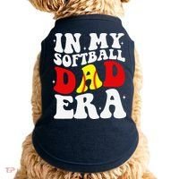 In My Softball Dad Era Softball Dad Doggie Tank thumb 0