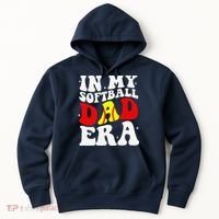 In My Softball Dad Era Softball Dad Hoodie thumb 0