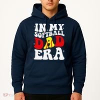 In My Softball Dad Era Softball Dad Hoodie thumb 2