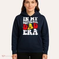 In My Softball Dad Era Softball Dad Hoodie thumb 5