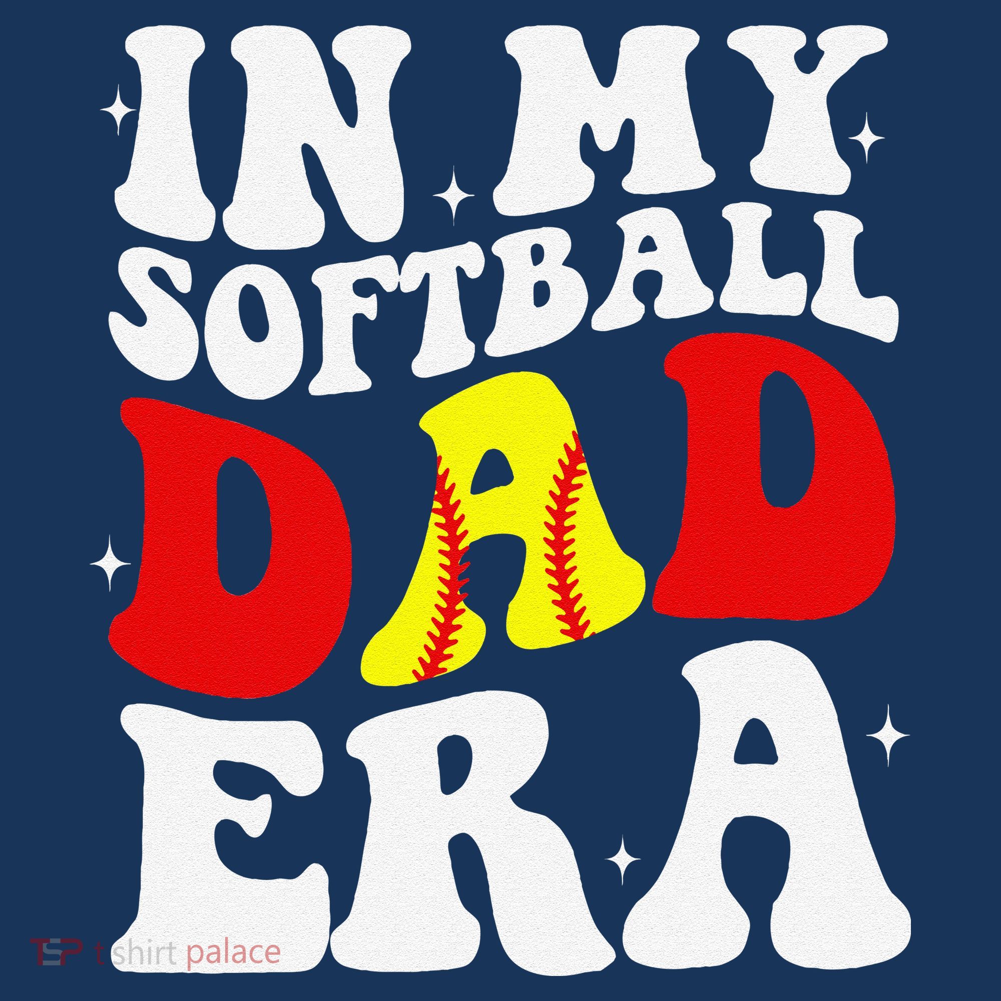 In My Softball Dad Era Softball Dad Sweatshirt
