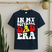In My Softball Dad Era Softball Dad T-Shirt thumb 2