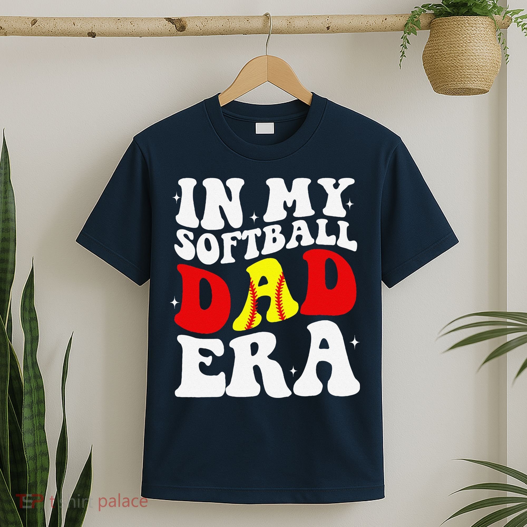 In My Softball Dad Era Softball Dad T-Shirt