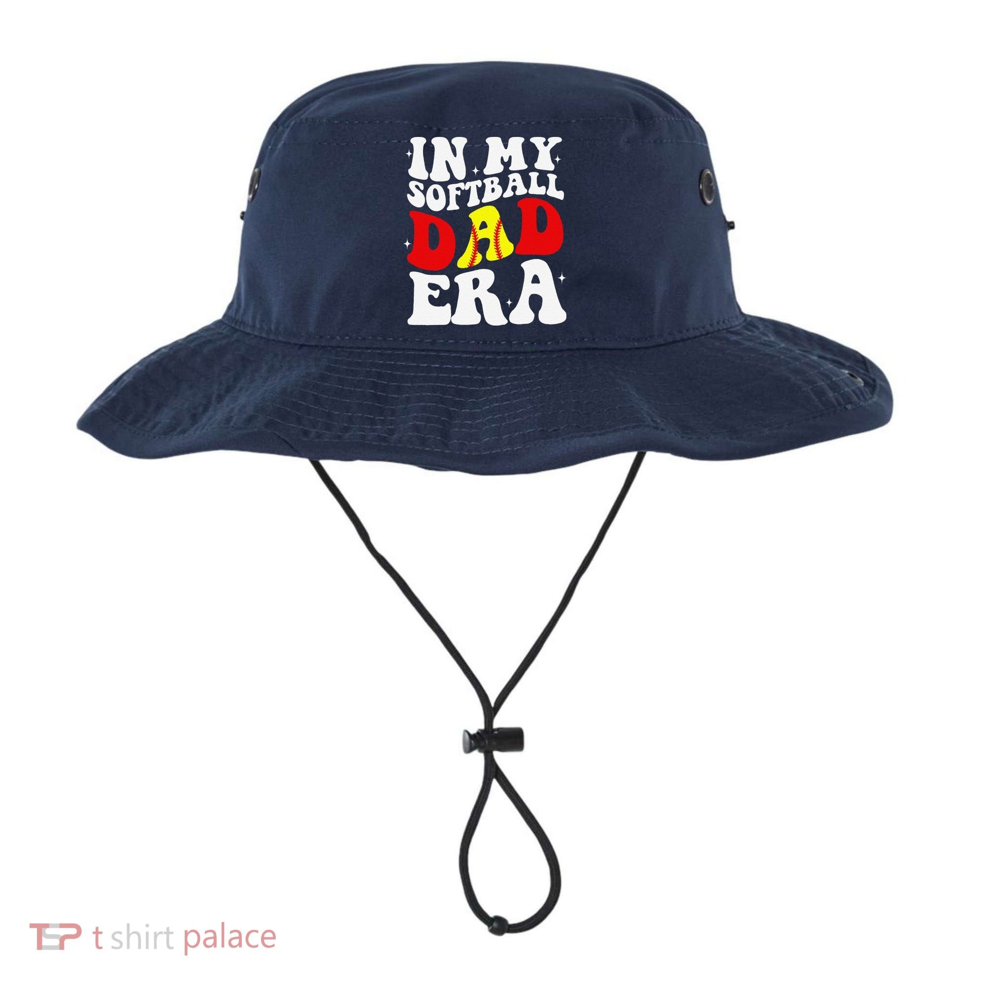In My Softball Dad Era Softball Dad Bucket Hat