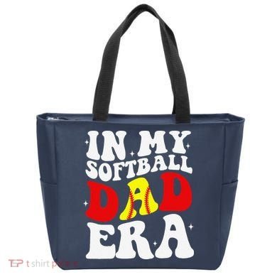 In My Softball Dad Era Softball Dad Tote Bag