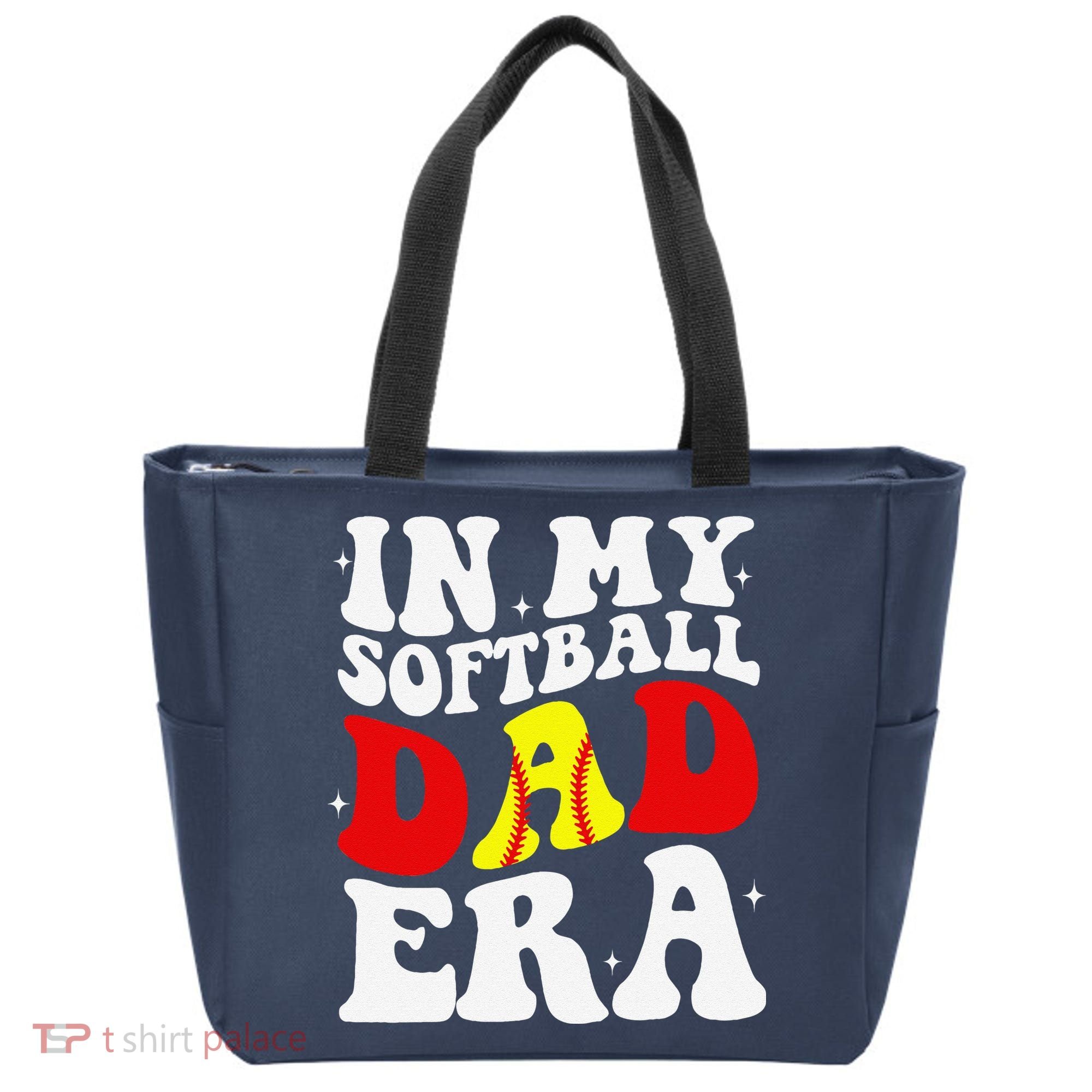 In My Softball Dad Era Softball Dad Tote Bag
