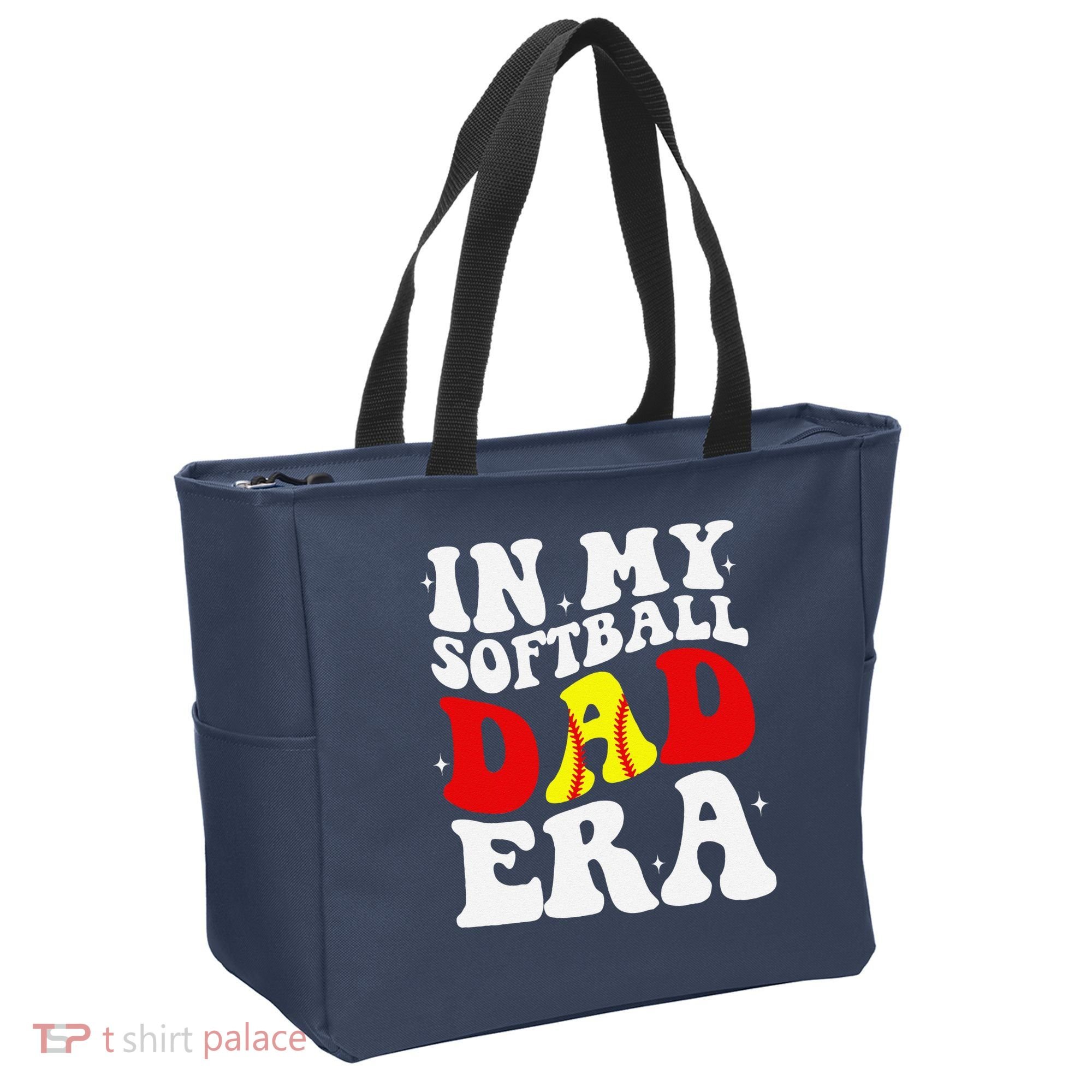 In My Softball Dad Era Softball Dad Tote Bag