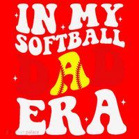 In My Softball Dad Era Softball Dad Santa Hat thumb 1