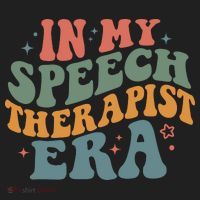 In My Speech Therapist Era Retro SLP Therapists Teacher Women's Sweatshirt thumb 2