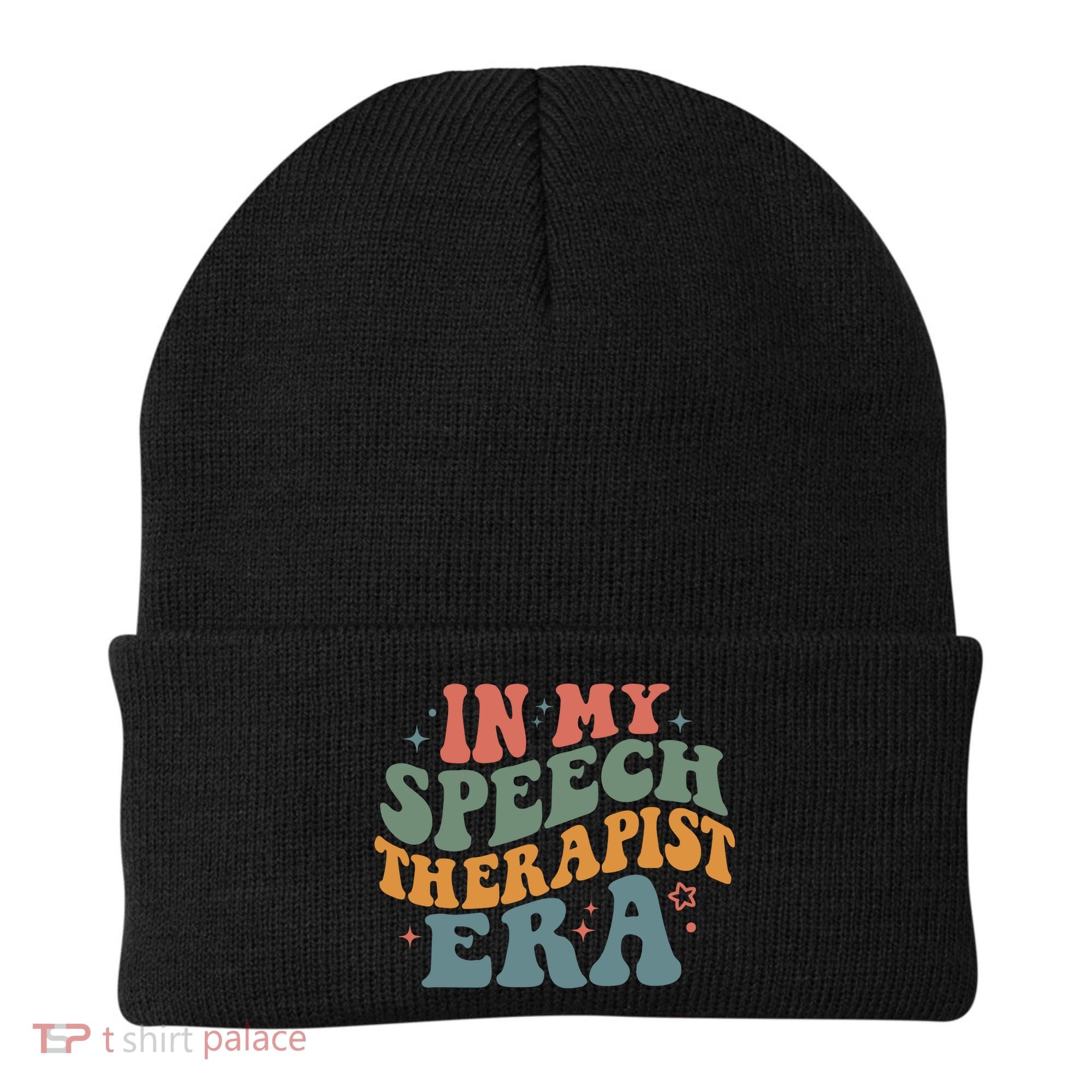 In My Speech Therapist Era Retro SLP Therapists Teacher Beanie
