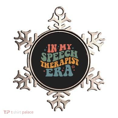 In My Speech Therapist Era Retro SLP Therapists Teacher Ornament