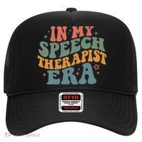 In My Speech Therapist Era Retro SLP Therapists Teacher Hat thumb 0