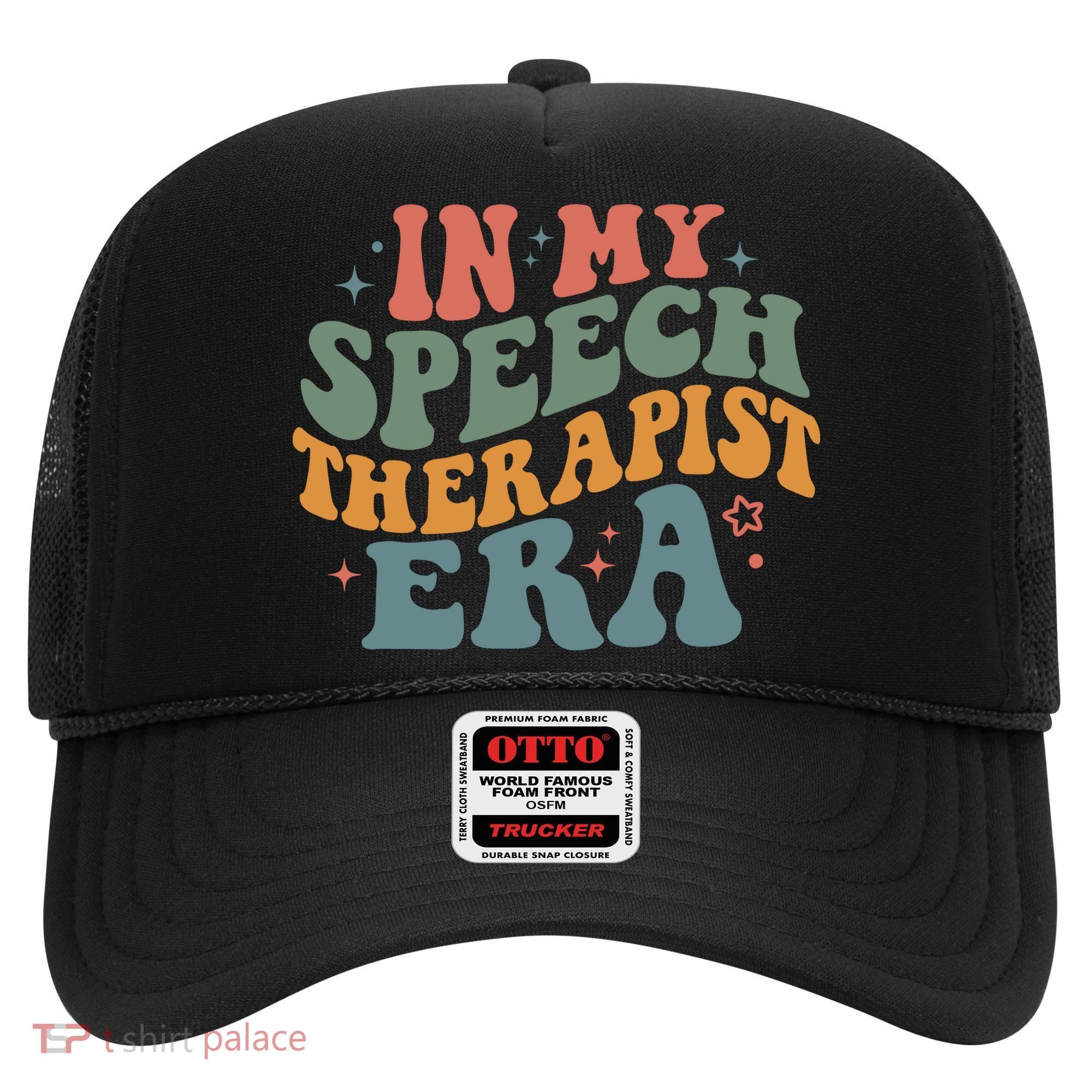 In My Speech Therapist Era Retro SLP Therapists Teacher Hat