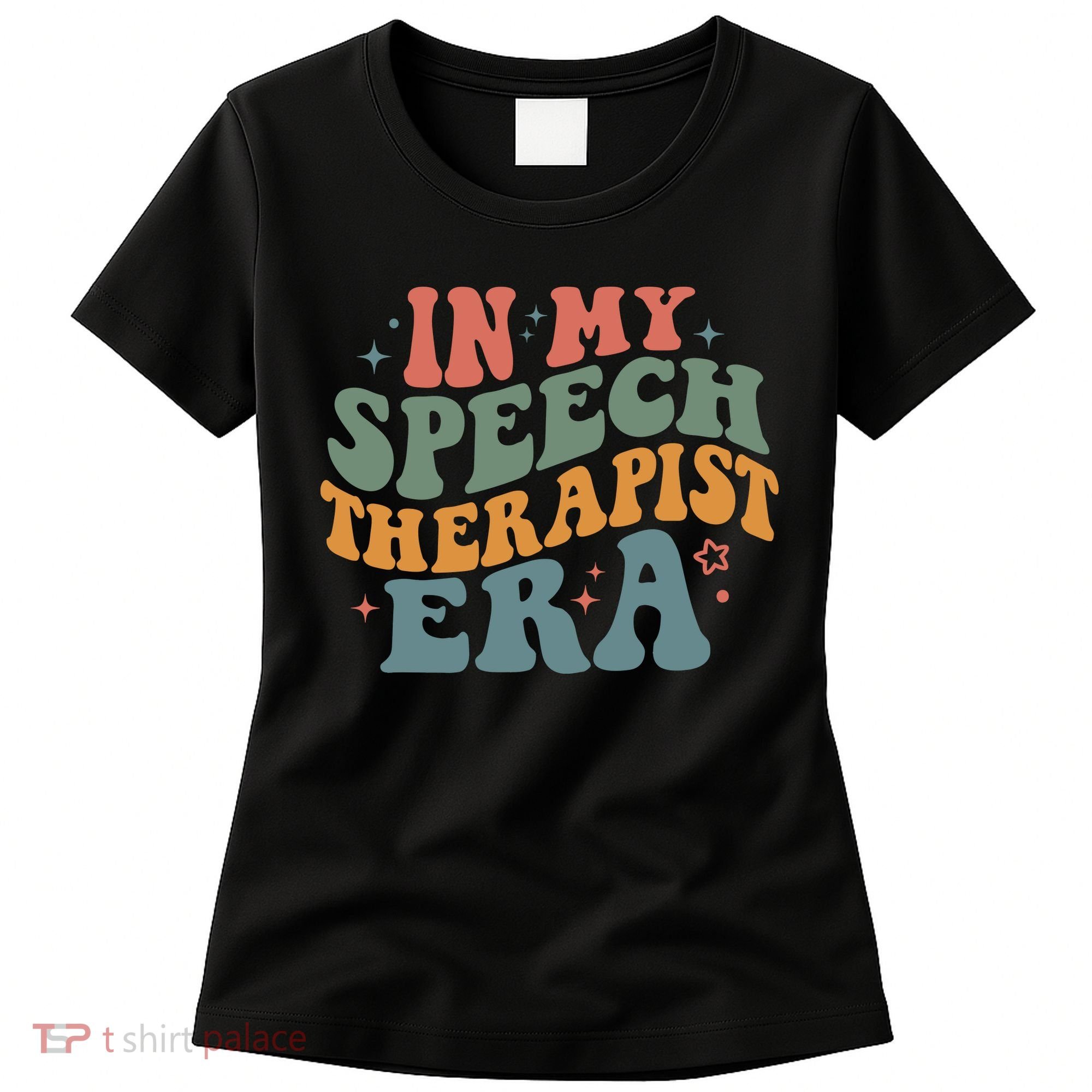 In My Speech Therapist Era Retro SLP Therapists Teacher Women's T-Shirt