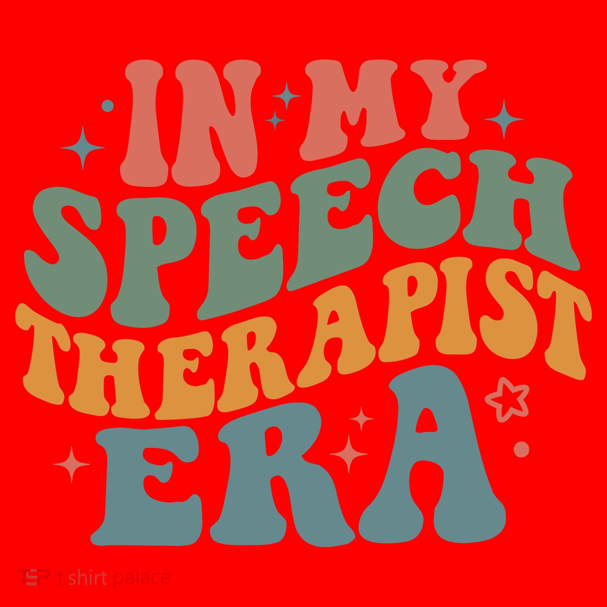 In My Speech Therapist Era Retro SLP Therapists Teacher Santa Hat
