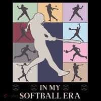 In My Softball Era USA-Made Doggie Bandana thumb 2
