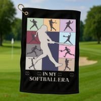 In My Softball Era Golf Towel thumb 1
