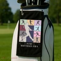 In My Softball Era Golf Towel thumb 2