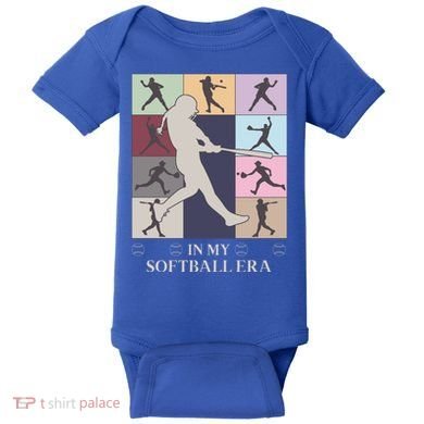 In My Softball Era Baby Bodysuit