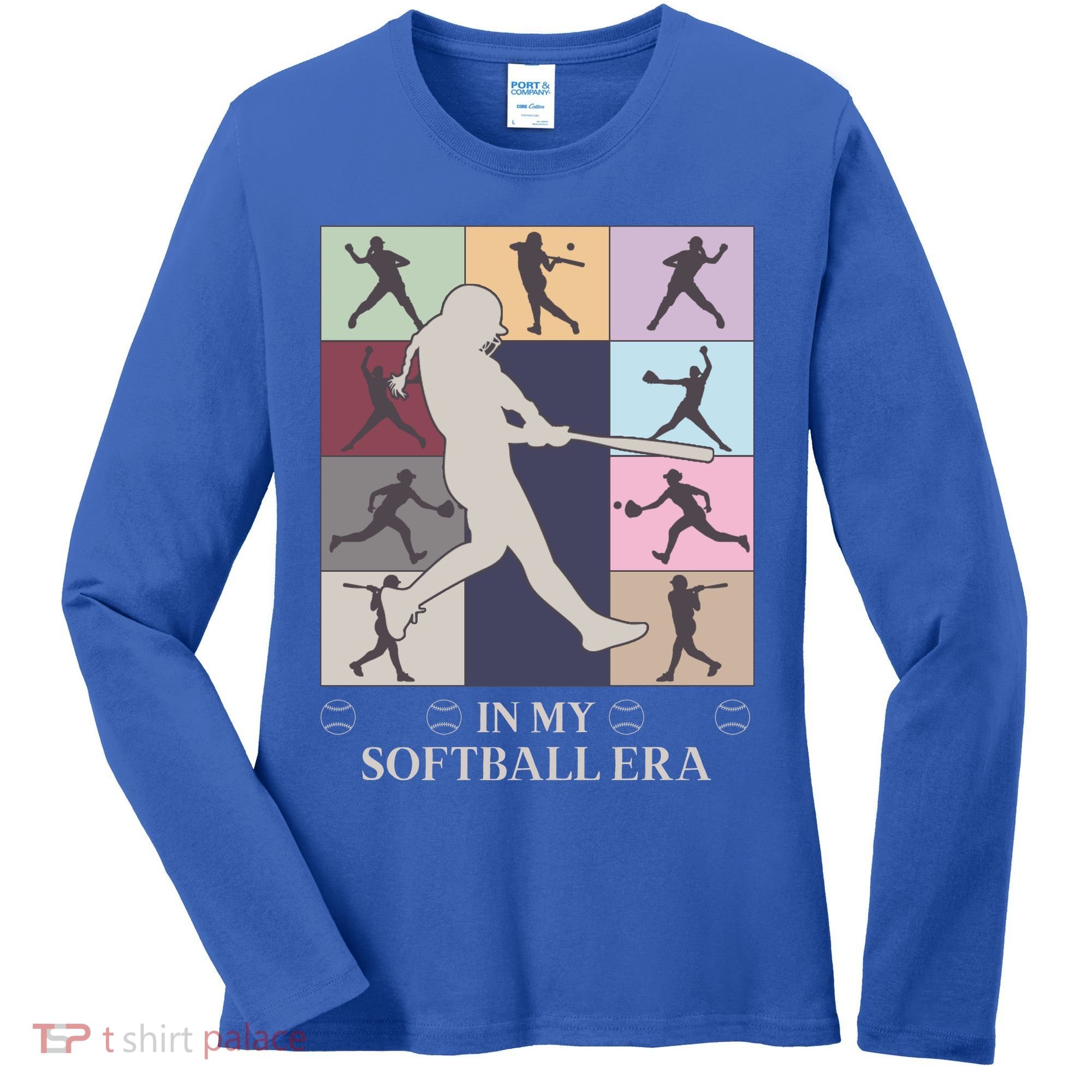 In My Softball Era Women's Long Sleeve Shirt