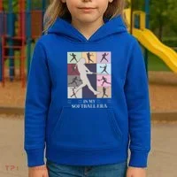 In My Softball Era Kids Hoodie thumb 3