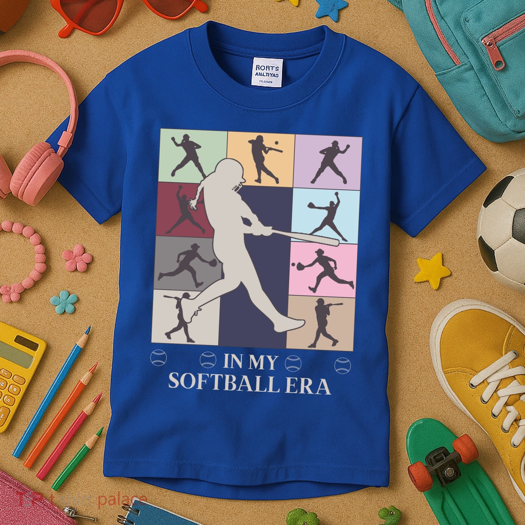 In My Softball Era Kids T-Shirt