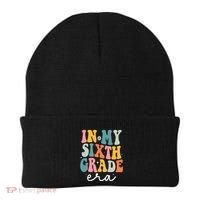In My Sixth 6th Grade Era Groovy Back To School Teacher Beanie thumb 0